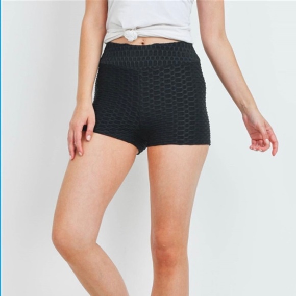 Black Tik Tok Shorts - Picture 3 of 4